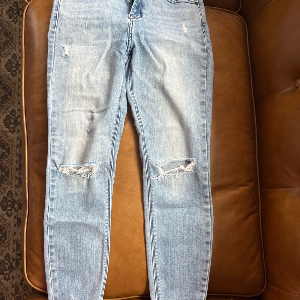 HIDDEN Light Blue Distressed Women's Jeans